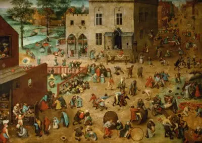 Children's Games is an oil-on-panel by Flemish Renaissance artist Pieter Bruegel the Elder, painted in 1560.