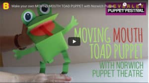 Make your own frog and toad puppets