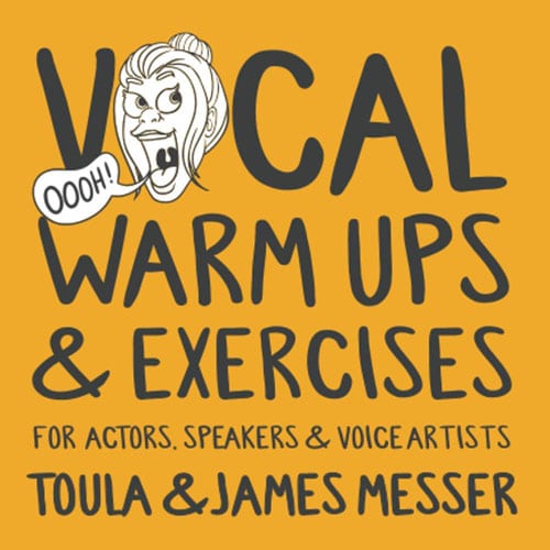 Vocal Warm Ups & Exercises For Actors, Speakers & Voice Artists Book Cover