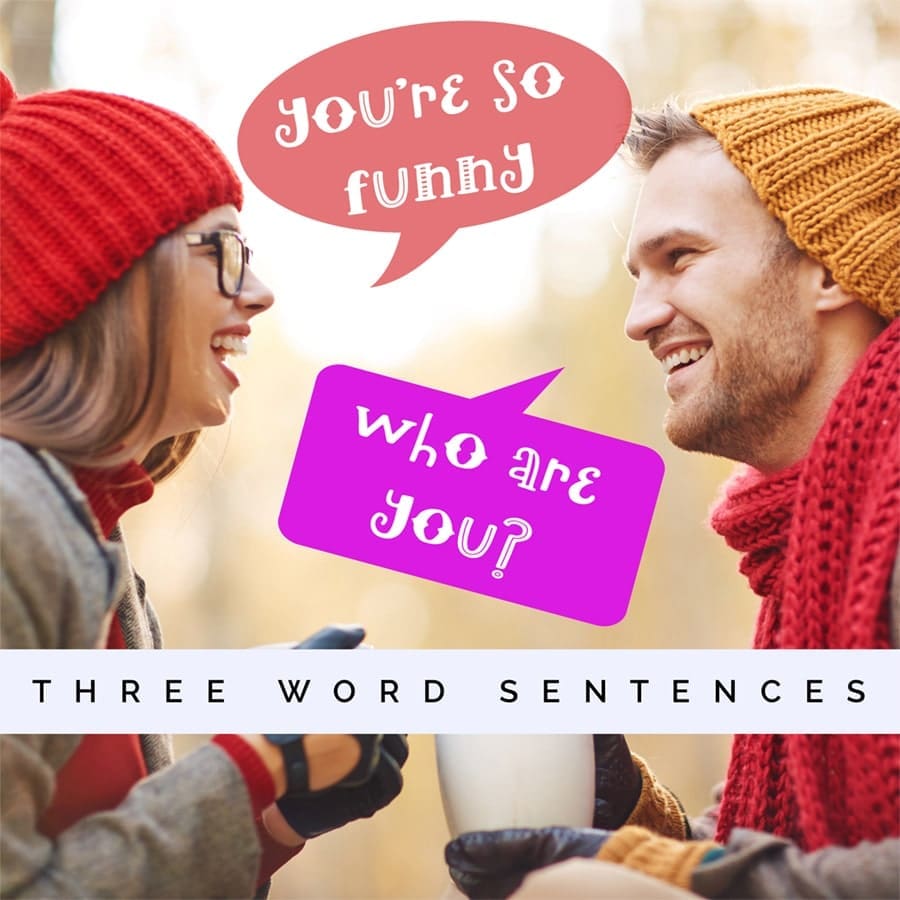 3 Word Sentences Examples